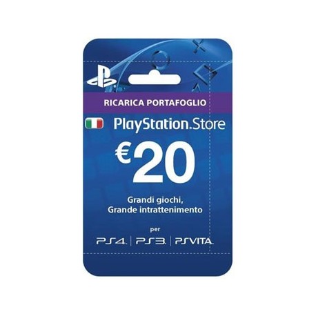 SONY PS4 PSN CARD 20 EURO 9894636 IT