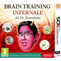 NINTENDO 3DS GIOCO BRAIN TRAINING INFERNALE DEL DOTT. KAWASHIMA  IT
