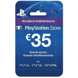 SONY PS4 PSN CARD 35 EURO 9899433 IT