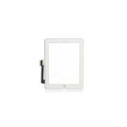 Touch screen vetro Apple iPad 3 Bianco completo di adesivi