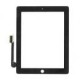 Touch screen vetro Apple iPad 3 Nero completo di adesivi