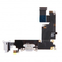 Flat connettore ricarica Apple iPhone 6 Plus completo di microfono antenna jack audio bianco