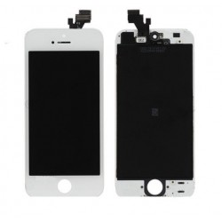 Display Lcd Hd completo di Touch screen e vetro Apple Iphone 5 bianco Altissima Qualità