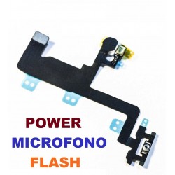 Flex Apple iPhone 6 tasto accensione ON OFF Power + Microfono Secondario e Flash