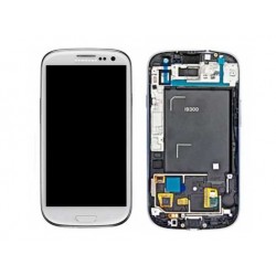 Display Lcd Hd completo di Touch screen e vetro Samsung Galaxy S3 i9300 Bianco