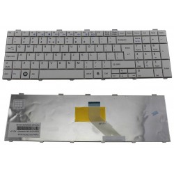 Tastiera compatibile con Fujitsu Lifebook A530 A531 AH530 AH531 NH751 bianca