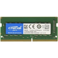 CRUCIAL MEMORIA RAM SO-DDR4 4GB PC2666 MHZ CL19