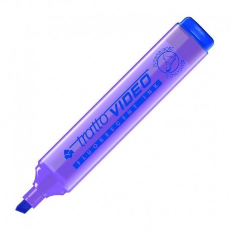 EVIDENZIATORE TRATTO VIDEO Colore Lilla - Conf. 12pz