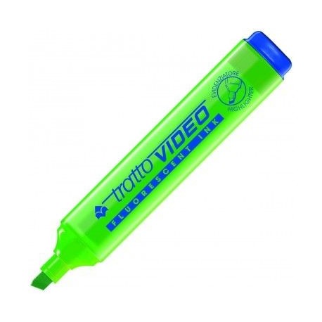 EVIDENZIATORE TRATTO VIDEO Colore Verde - Conf. 12pz