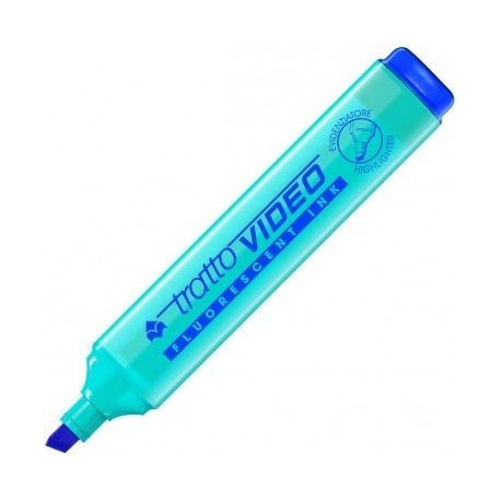 EVIDENZIATORE TRATTO VIDEO Colore Azzurro - Conf. 12pz