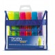 EVIDENZIATORE TRATTO VIDEO Multicolore - Con astuccio Conf. 6pz